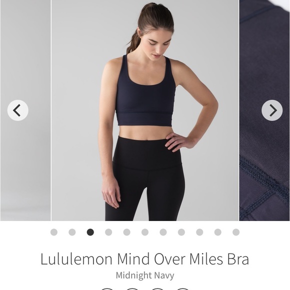 lululemon mind over miles bra